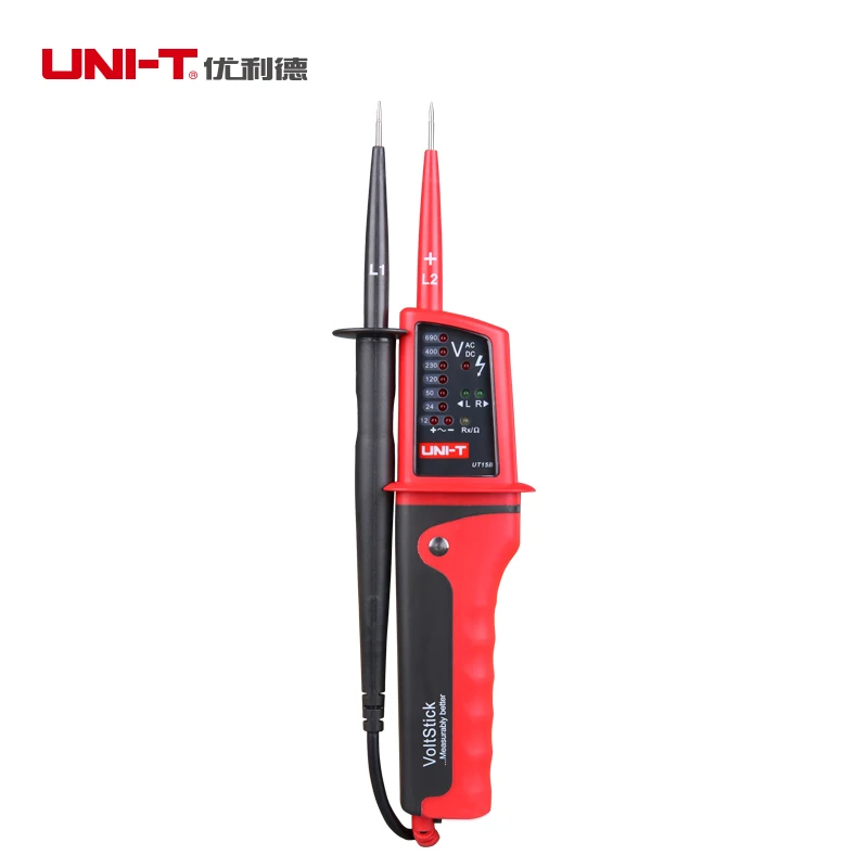 UNI-T UT15C UT15B многофункциональные детекторы напряжения водонепроницаемые IP65 ЖК-дисплей Цифровой Вольтметр AC DC Вольт тестирование ручка
UNI-T UT15C UT15B многофункциональные детекторы напряжения водонепроницаемые IP65 ЖК-дисплей Цифровой Вольтметр AC DC Вольт тестирование ручка