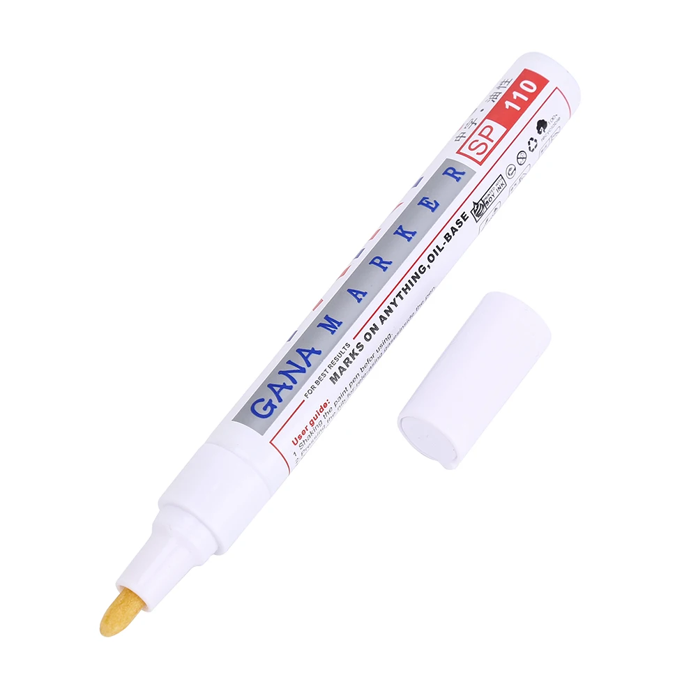 Universal Permanent Marker Car Tire Tread Rubber PC Tyre Paint Paint Markers Graffiti Oily Marker Guangna Paint Pen Waterproof
Universal Permanent Marker Car Tire Tread Rubber PC Tyre Paint Paint Markers Graffiti Oily Marker Guangna Paint Pen Waterproof