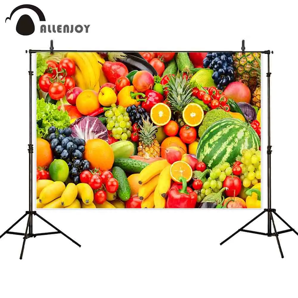 Фон для фотосъемки Allenjoy с изображением естественных вкусных ярких фруктов овощей цветов летней фруктовечерние
Фон для фотосъемки Allenjoy с изображением естественных вкусных ярких фруктов овощей цветов летней фруктовечерние