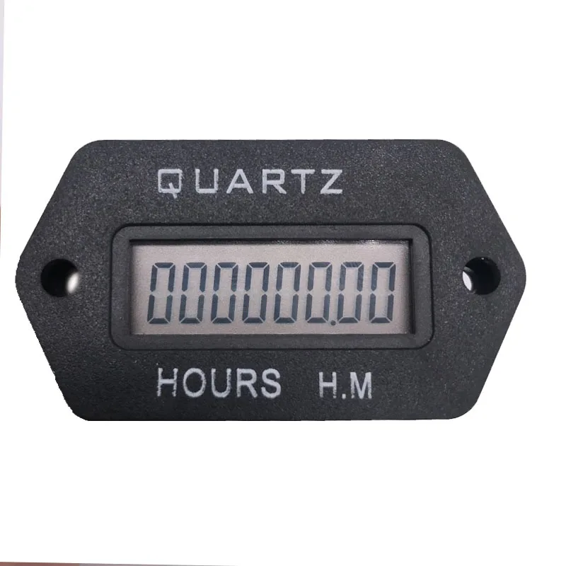 

Timer Counter 999999.59 Snap in Vehicle Boat Truck Motorcycle LCD Digital Hour Meter Accumulate for Generator DC 12-36V HM1001