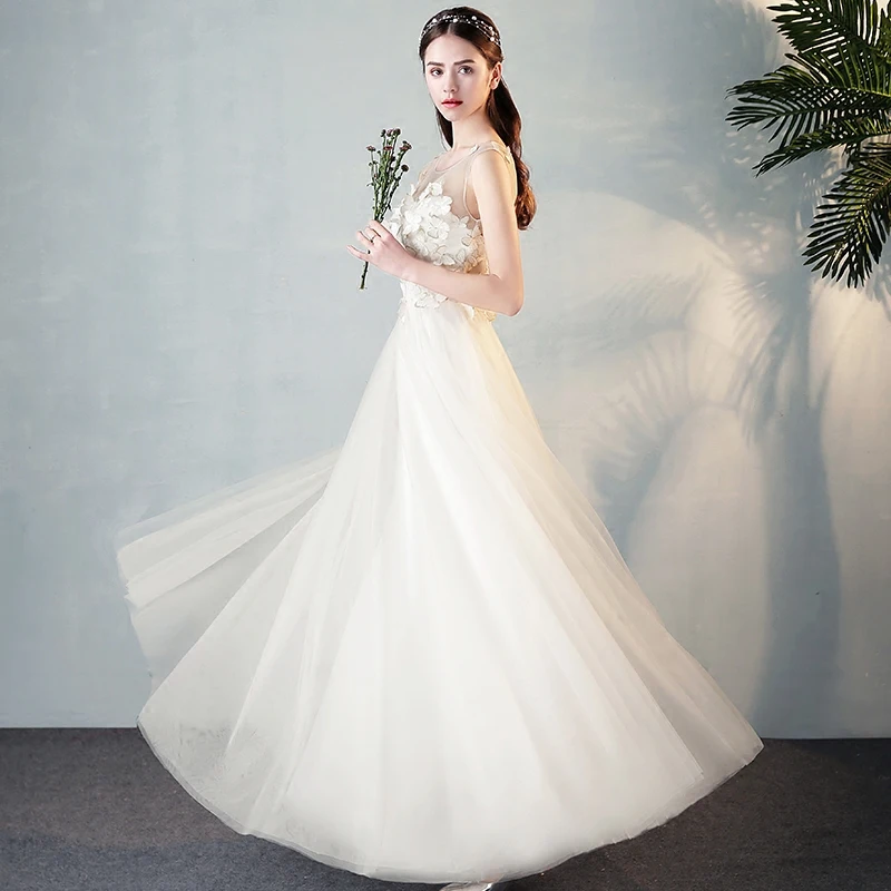 Sweet Sheer Neck Butterfly Lace Vestidos De Novia Boda Appliques Beading A-line Wedding Dresses Robe De Marriage Bridal Gowns
Sweet Sheer Neck Butterfly Lace Vestidos De Novia Boda Appliques Beading A-line Wedding Dresses Robe De Marriage Bridal Gowns