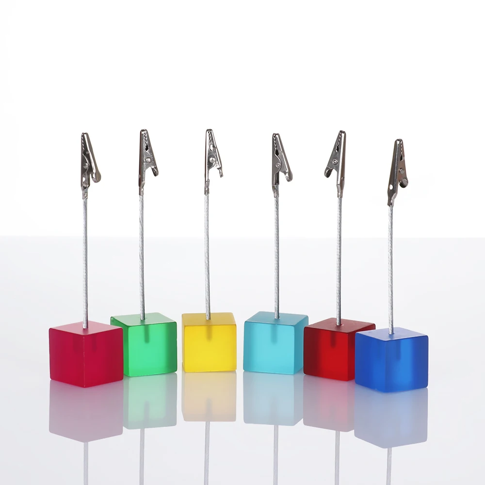 Desktop Decoration Colorful Cube Stand Wire Desk Card Note Picture Memo Photo Clip Holder Table Place Favor Office Supplies
Desktop Decoration Colorful Cube Stand Wire Desk Card Note Picture Memo Photo Clip Holder Table Place Favor Office Supplies