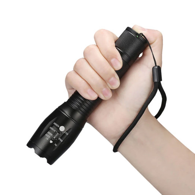 AIMIHUO Cree Xm-L T6 LED Flashlight Zoomable 5 Mode Torch Waterproof Lamp Lanterna For Rechargeable 18650 Battery | Освещение