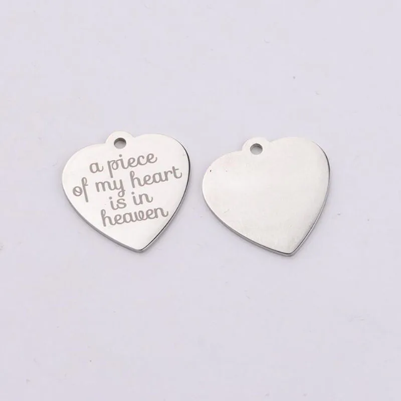 10pcs/lot Stainless Steel Charm High Polishing Hearts Always in My Heart Letter Charms DIY Jewelry Making Accessory
10pcs/lot Stainless Steel Charm High Polishing Hearts Always in My Heart Letter Charms DIY Jewelry Making Accessory