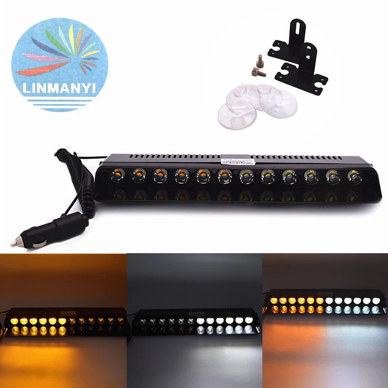 12LED 36W S12 Viper Signal Light Dash Light Car Windshield Warning light Strobe Police Flash light Sucker Police warning light
12LED 36W S12 Viper Signal Light Dash Light Car Windshield Warning light Strobe Police Flash light Sucker Police warning light
