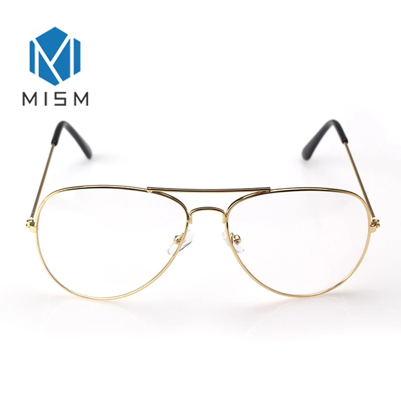 MISM High Quality Fashion Sunglasses Women Classic Black Frame Men Polarized Metal Reflective Flat Lens Brand Glasses | Аксессуары для