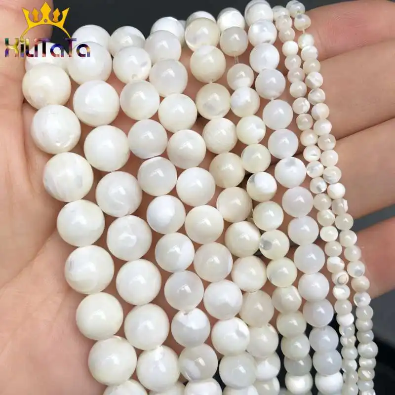 Round White Mother Of Pearl Mop Beads Natural Loose Beads For Jewelry Making DIY Bracelet Necklace 15'' Pick Size 6/8/10mm
Round White Mother Of Pearl Mop Beads Natural Loose Beads For Jewelry Making DIY Bracelet Necklace 15'' Pick Size 6/8/10mm