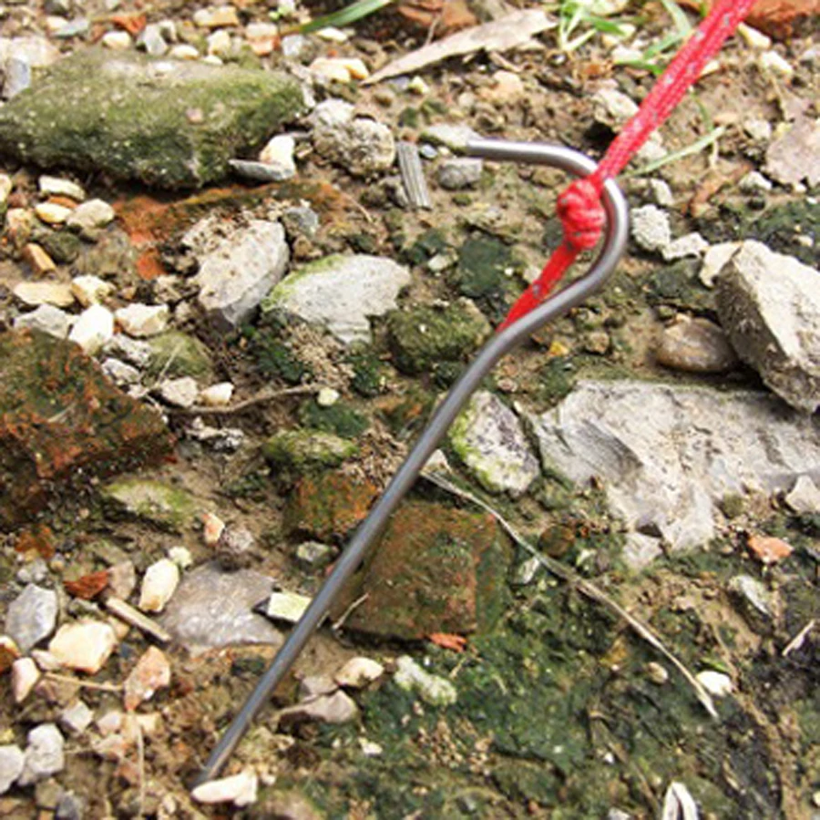 EDC Hiking tool High Strength Titanium TC4 Tent Stake Heavy Duty Strong Rock Camping Nail Outdoor Tent Accessories Pegs FW048
EDC Hiking tool High Strength Titanium TC4 Tent Stake Heavy Duty Strong Rock Camping Nail Outdoor Tent Accessories Pegs FW048
