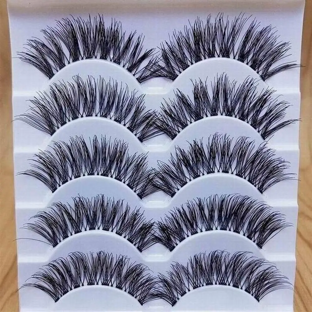 Popular 5 Pairs Makeup Handmade Natural Long Volume False Eyelashes Lashes Extensions Eyes Makeup Tool
Popular 5 Pairs Makeup Handmade Natural Long Volume False Eyelashes Lashes Extensions Eyes Makeup Tool