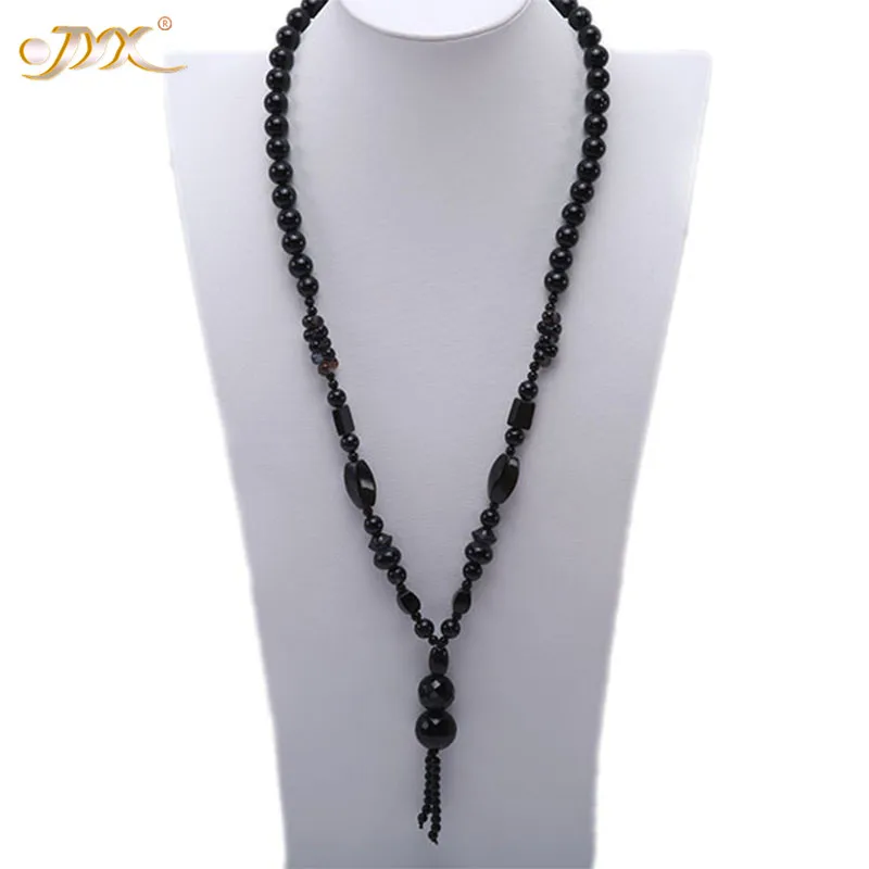 JYX 2019 new Agate jewelry Black Agate Long Necklaces 11mm natural Irregular Faced Agate Necklace 28" men necklace jewelry
JYX 2019 new Agate jewelry Black Agate Long Necklaces 11mm natural Irregular Faced Agate Necklace 28" men necklace jewelry