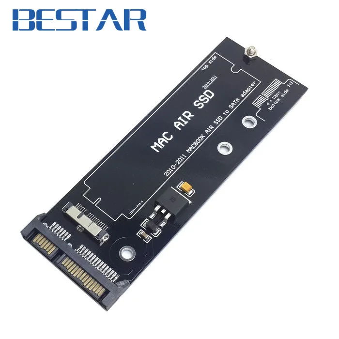 12+6pin SSD HDD to SATA 22Pin Hard Disk Cartridge Drive PCBA for Apple 2010 2011 Macbook Air A1369 A1370 SSD
12+6pin SSD HDD to SATA 22Pin Hard Disk Cartridge Drive PCBA for Apple 2010 2011 Macbook Air A1369 A1370 SSD