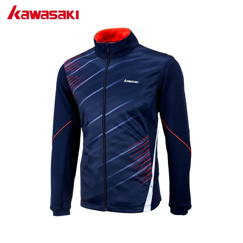 Kawasaki осенние мужские спортивные куртки полиэстер для фитнеса спортзала тенниса