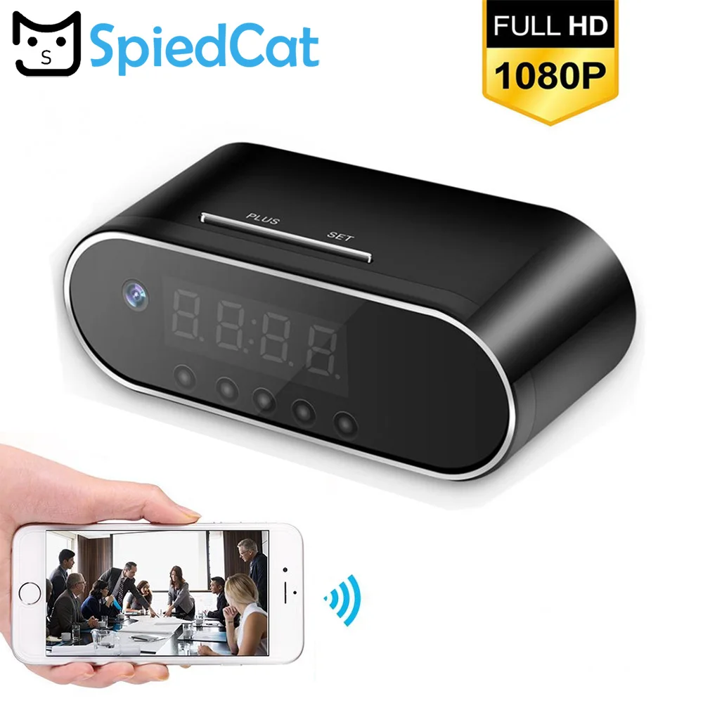 1080P HD Часы камера беспроводной WIFI IP/AP управление Скрытый ИК ночного видения