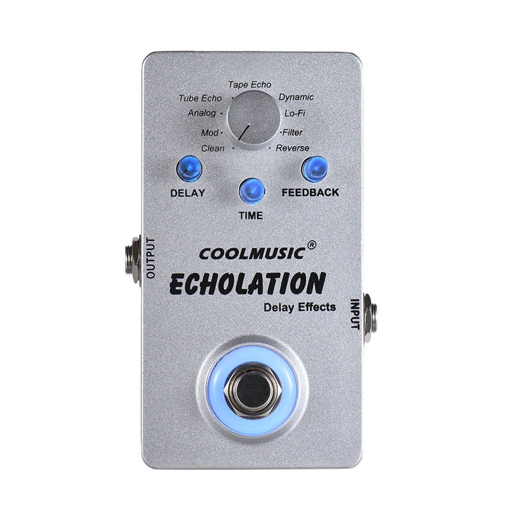 Electric Guitar Digital Delay Effect Pedal with 9 Delay Effects True Bypass Full Metal Shell Guitar Pedal
Electric Guitar Digital Delay Effect Pedal with 9 Delay Effects True Bypass Full Metal Shell Guitar Pedal