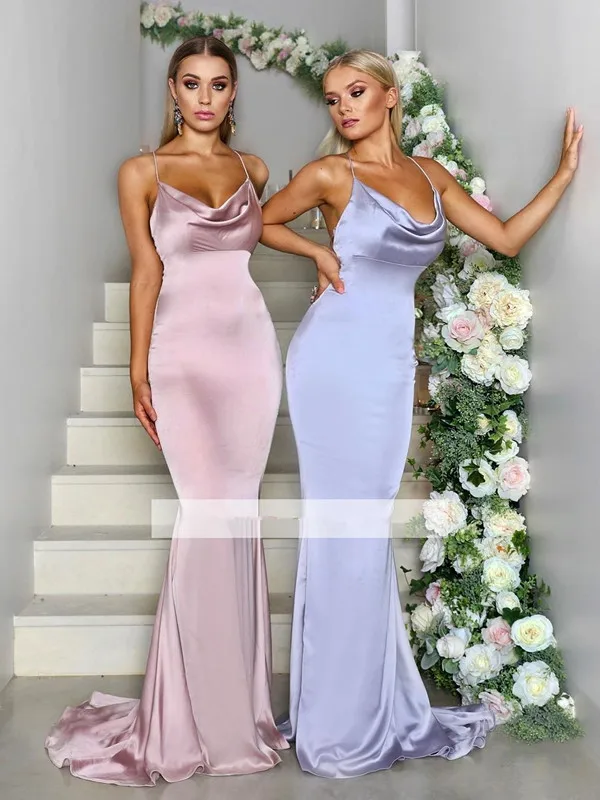 Cheap Bridesmaid Dresses Under 50 Mermaid Spaghetti Straps Long Wedding Party Dresses For Women
Cheap Bridesmaid Dresses Under 50 Mermaid Spaghetti Straps Long Wedding Party Dresses For Women