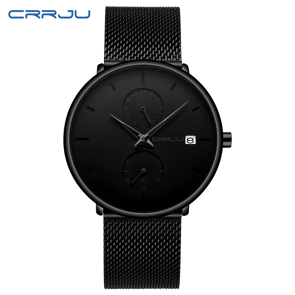 Relogio Masculino CRRJU New Fashion Mens Watches Top Brand Luxury Quartz Watch Men Casual Slim Mesh Steel Waterproof Sport Watch
Relogio Masculino CRRJU New Fashion Mens Watches Top Brand Luxury Quartz Watch Men Casual Slim Mesh Steel Waterproof Sport Watch