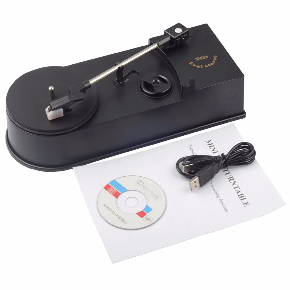 USB Portable Mini Vinyl Turntables Player Vinyl Turntable to MP3/WAV/CD Converter Mini Phonograph Turntable Record EC008-1
USB Portable Mini Vinyl Turntables Player Vinyl Turntable to MP3/WAV/CD Converter Mini Phonograph Turntable Record EC008-1