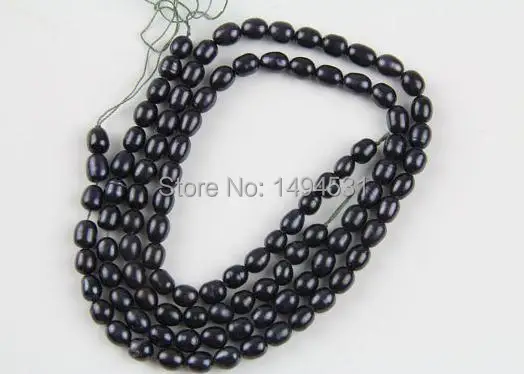 Natural Freshwater Pearl Bead Strands, 5-6MM Black Color Rice Loose Pearl Beads Wholesale Jewelry - Free Shipping
Natural Freshwater Pearl Bead Strands, 5-6MM Black Color Rice Loose Pearl Beads Wholesale Jewelry - Free Shipping
