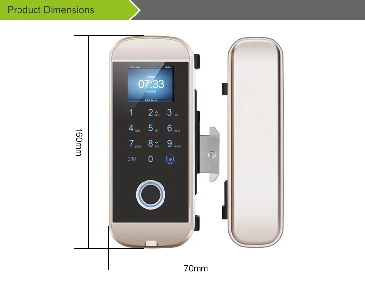 Smart Door Lock Fingerprint Electronic Digital Gate Opener Electric Fingerprint Glass Door Lock With Password,Card
Smart Door Lock Fingerprint Electronic Digital Gate Opener Electric Fingerprint Glass Door Lock With Password,Card