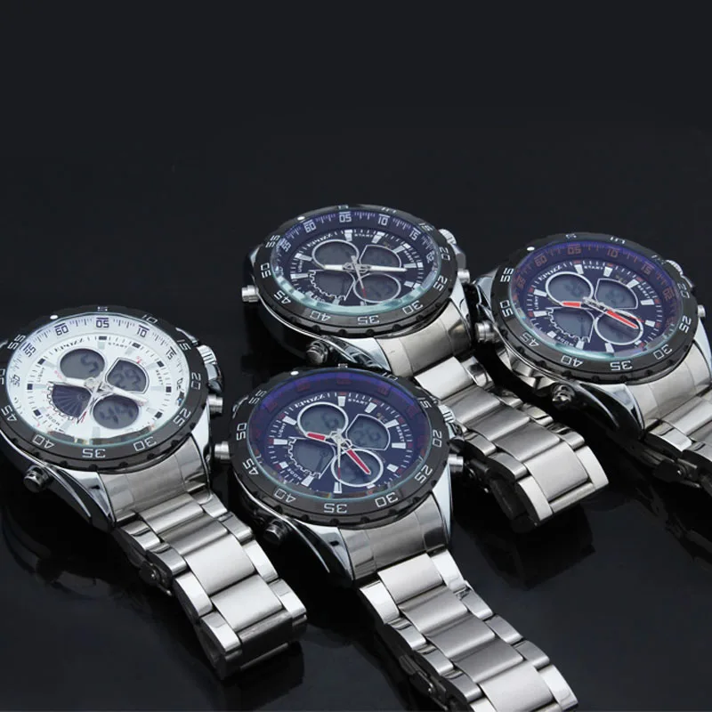 New fashion Men sports watches full stainless steel casual digital watch blacklight relogio masculino montre homme
New fashion Men sports watches full stainless steel casual digital watch blacklight relogio masculino montre homme
