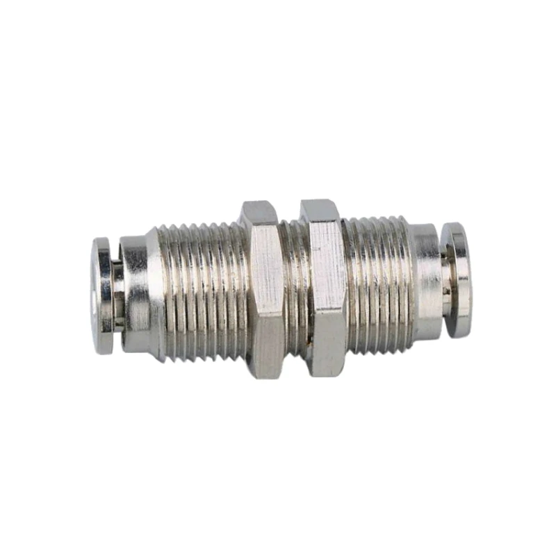 2PCS Brass Nickel Plated Pneumatic Air Push In Quick Fitting Bulkhead Union Connector 4 mm 6mm 8mm 10mm 12mm 14mm 16mm OD
2PCS Brass Nickel Plated Pneumatic Air Push In Quick Fitting Bulkhead Union Connector 4 mm 6mm 8mm 10mm 12mm 14mm 16mm OD