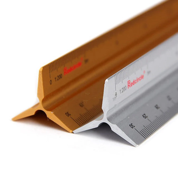 Red Circle Triangular Scale Ruler 30cm Aluminium Alloy 1:50-400 For Graphics Design
Red Circle Triangular Scale Ruler 30cm Aluminium Alloy 1:50-400 For Graphics Design