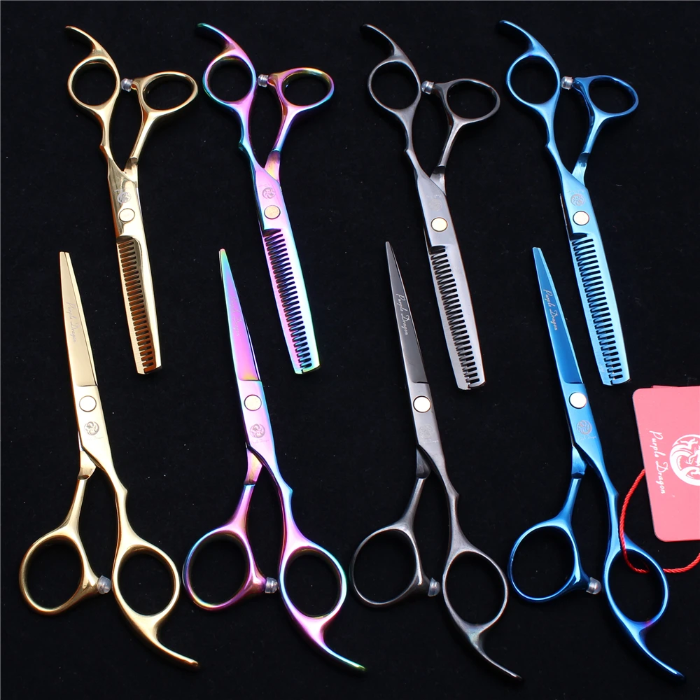 Z1005 6'' 17.5cm JP Barber Shop Purple Dragon Professional Hairdressing Supplies Cutting Shears Thinning Scissors Hair Scissors
Z1005 6'' 17.5cm JP Barber Shop Purple Dragon Professional Hairdressing Supplies Cutting Shears Thinning Scissors Hair Scissors