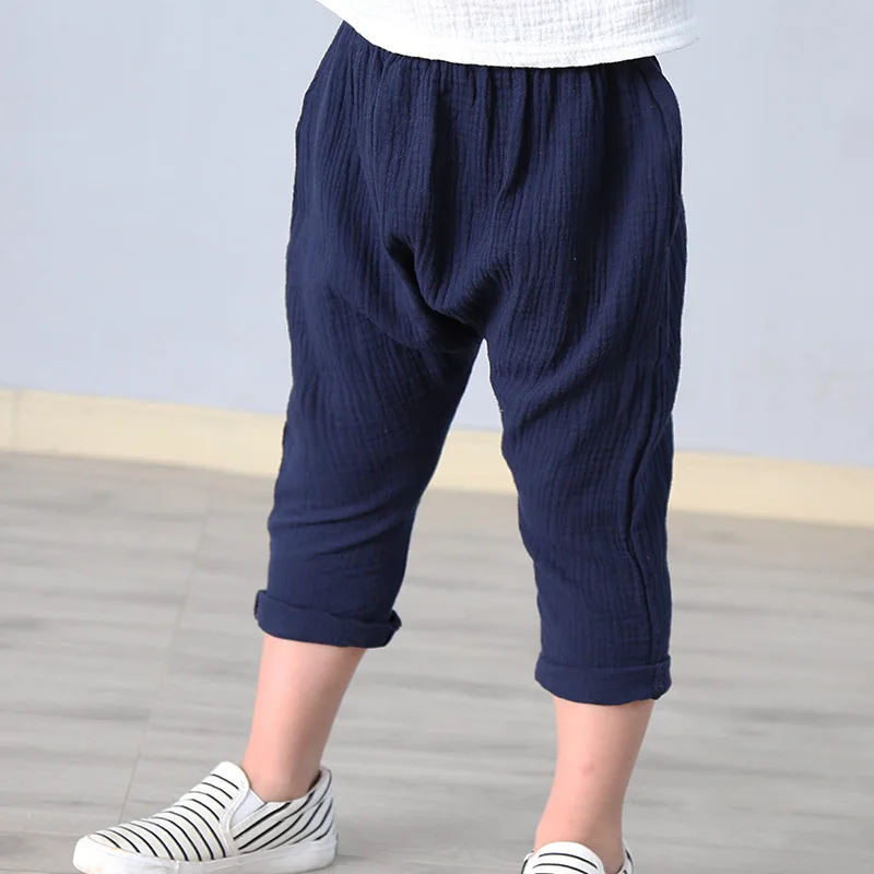 New 2018 Summer Baby Boys Pants Kids Child Clothes Linen Pleated Children Pants For Boys Trousers Girls Harem Pants Solid 0-7Y
New 2018 Summer Baby Boys Pants Kids Child Clothes Linen Pleated Children Pants For Boys Trousers Girls Harem Pants Solid 0-7Y