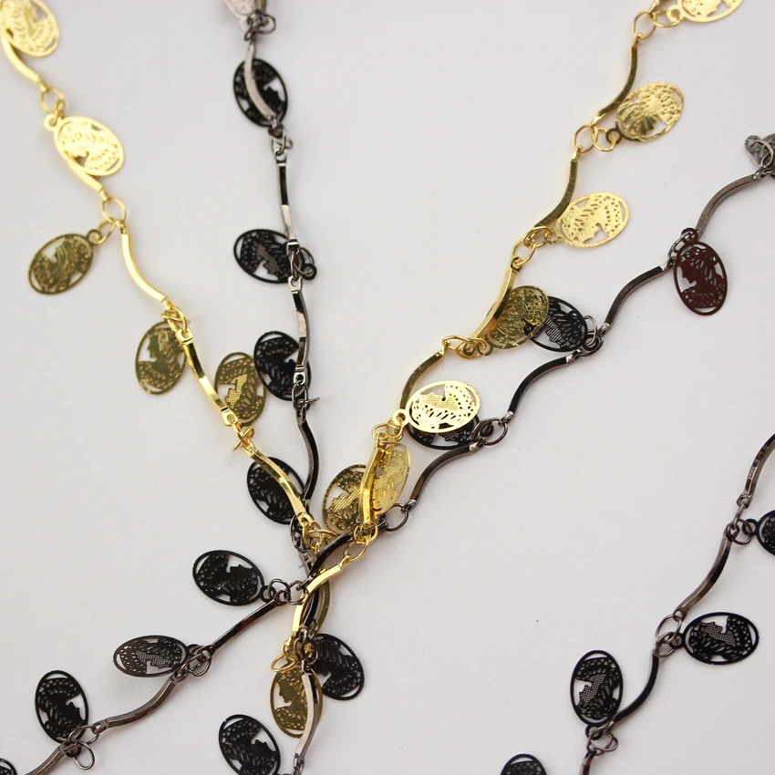 6x9mm,Fashion Copper Chokers Chains Jewelry,Plated Golden/Gun Black Wavy Shape Links Chains,Oval Shape Girls Pattern Necklace
6x9mm,Fashion Copper Chokers Chains Jewelry,Plated Golden/Gun Black Wavy Shape Links Chains,Oval Shape Girls Pattern Necklace
