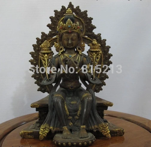 bi00835 7.5"Tibet Nepal purple Bronze Handwork made Maitreya Bodhisattva Buddha statue
bi00835 7.5"Tibet Nepal purple Bronze Handwork made Maitreya Bodhisattva Buddha statue