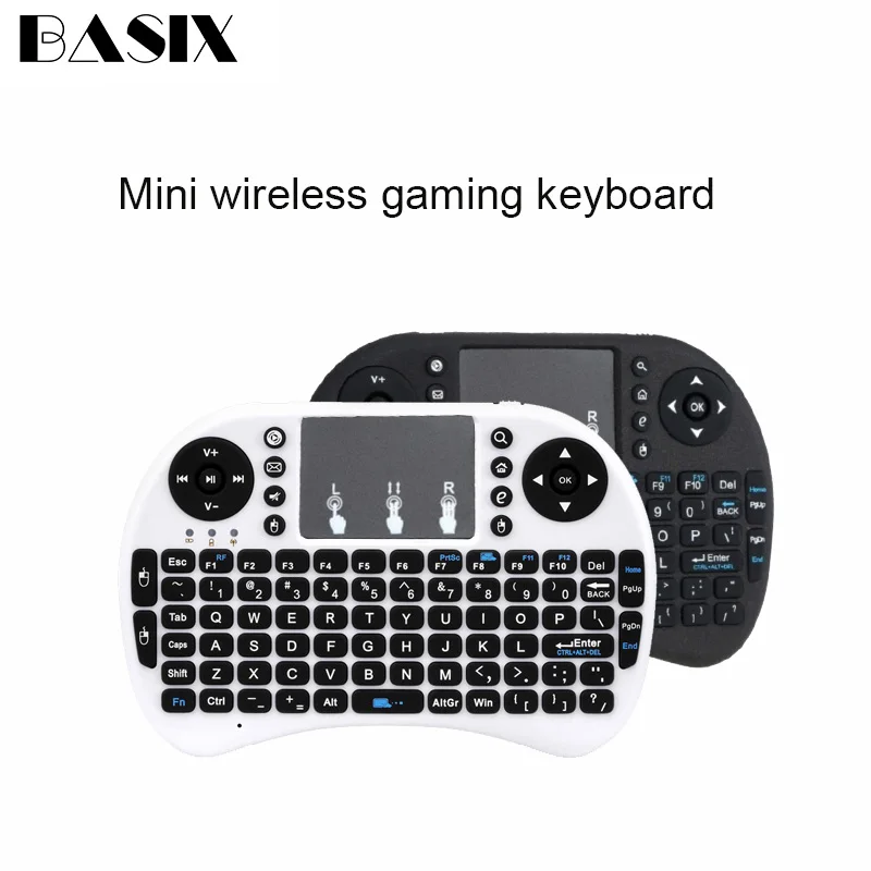Беспроводная клавиатура Basix с подсветкой беспроводная мини-клавиатура 2 4 ГГц