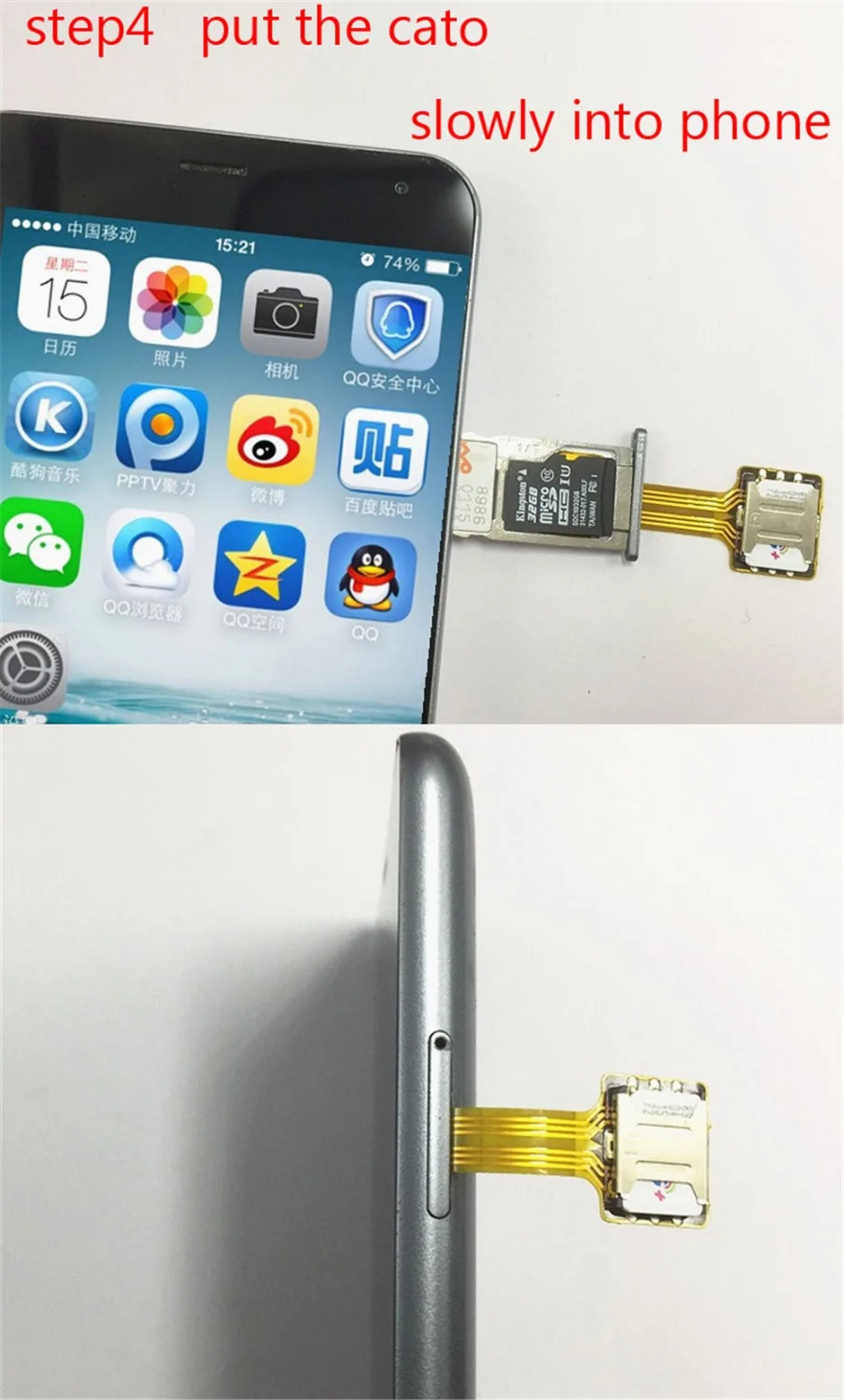 100 шт. Гибридный адаптер для двух SIM-карт Micro SD TF Xiaomi Samsung Huawei Double 2 Nano Mini SIM Слот