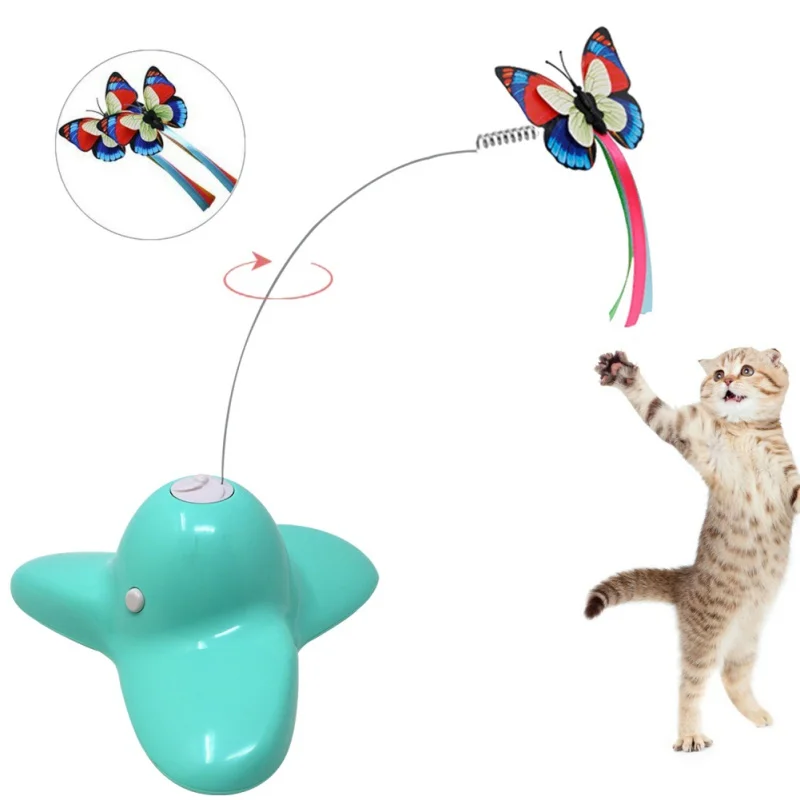 Electric Rotating Butterfly Pet Cat Electric Toys Teaser Interactive Cats Toy Rotating designed Funny Feather Toys For Pet Cats
Electric Rotating Butterfly Pet Cat Electric Toys Teaser Interactive Cats Toy Rotating designed Funny Feather Toys For Pet Cats