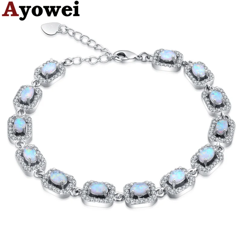 Ayowei simple design style wholesale and retail 925 silver white fire opal seal hand bracelet party gift OB101A
Ayowei simple design style wholesale and retail 925 silver white fire opal seal hand bracelet party gift OB101A