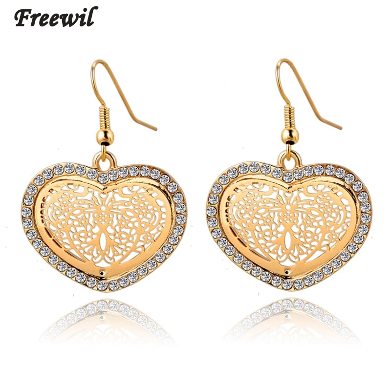 Drop Earings Fashion Jewelry For Women Gold Silver Plated Earrings Crystal Jewelry Big Heart Earrings Bijoux SER140390
Drop Earings Fashion Jewelry For Women Gold Silver Plated Earrings Crystal Jewelry Big Heart Earrings Bijoux SER140390