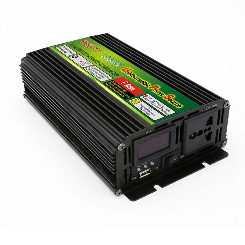 Free shipping BELTTT 1000watt 12v 220v power inversor UPS function 1kva inverter with charger
Free shipping BELTTT 1000watt 12v 220v power inversor UPS function 1kva inverter with charger