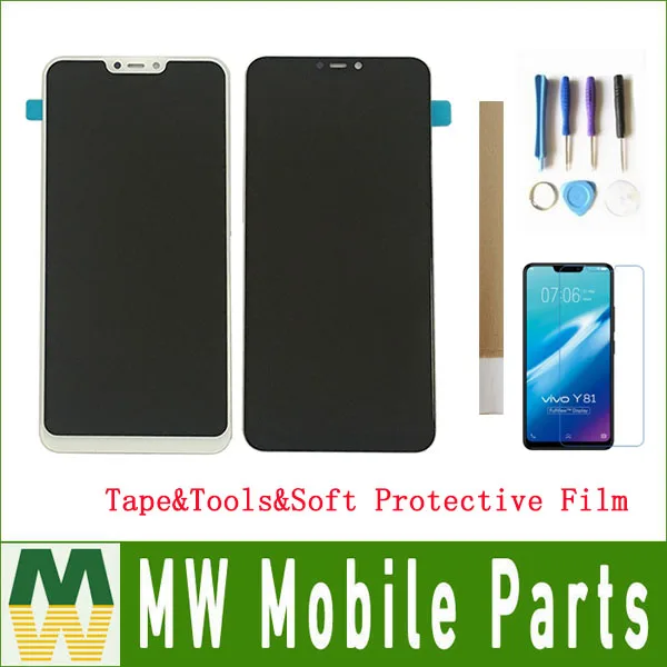 1PC/Lot 6.22" For VIVO Y81 Y83 LCD Display+Touch Screen Assembly Black White Color with tape&tools&Soft Protective Film
1PC/Lot 6.22" For VIVO Y81 Y83 LCD Display+Touch Screen Assembly Black White Color with tape&tools&Soft Protective Film