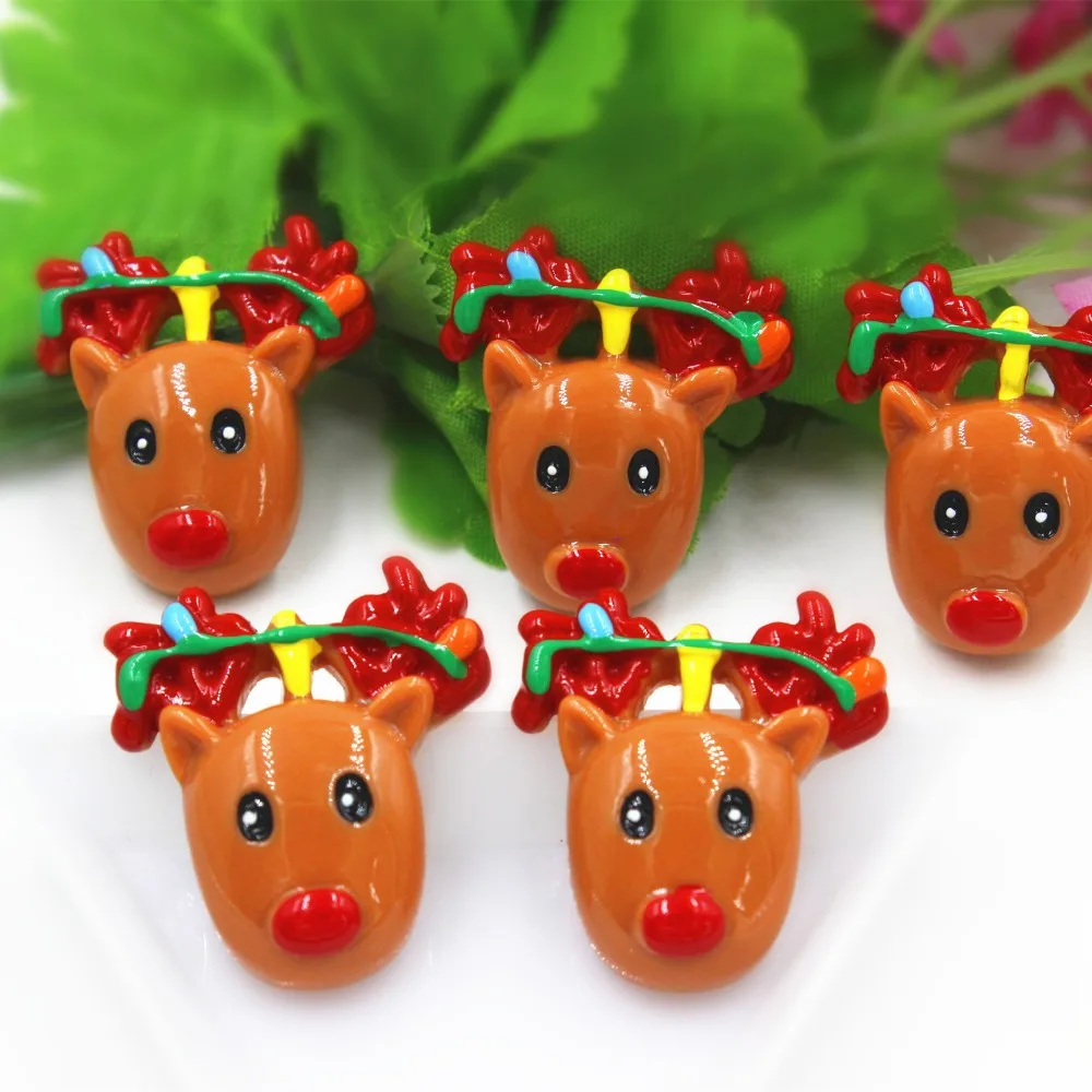 10pcs/lot flat back resin planar reindeer DIY resin cabochons accessories about25mm
10pcs/lot flat back resin planar reindeer DIY resin cabochons accessories about25mm