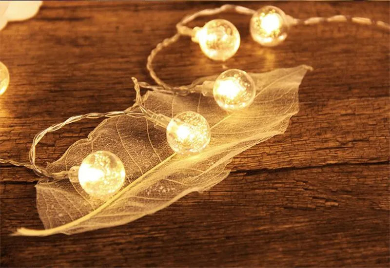 Bubble Ball 3M 20led Battery led string light indoor decoration light for holiday Home Xmas wedding Party
Bubble Ball 3M 20led Battery led string light indoor decoration light for holiday Home Xmas wedding Party