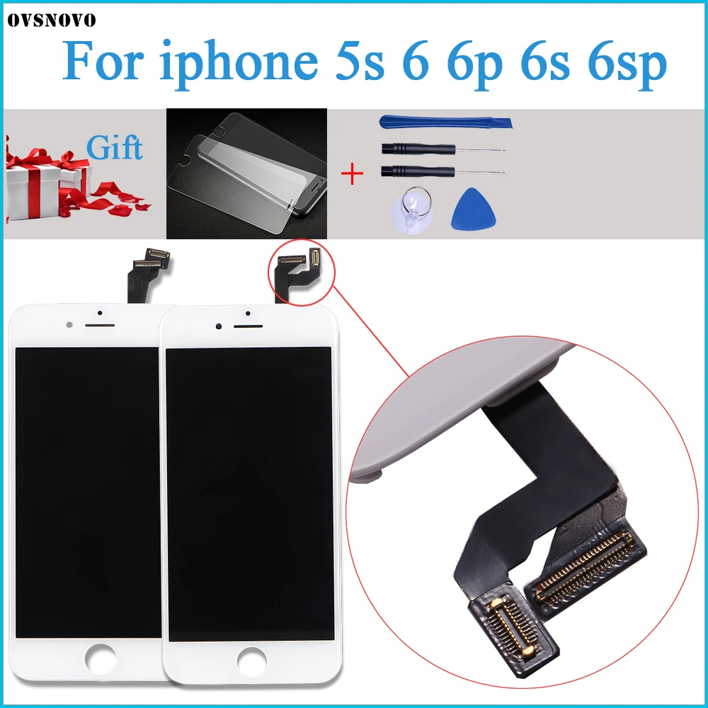 ЖК дисплей Ovsnovo для iPhone 6 с сенсорным экраном дигитайзер в сборе запасные части s