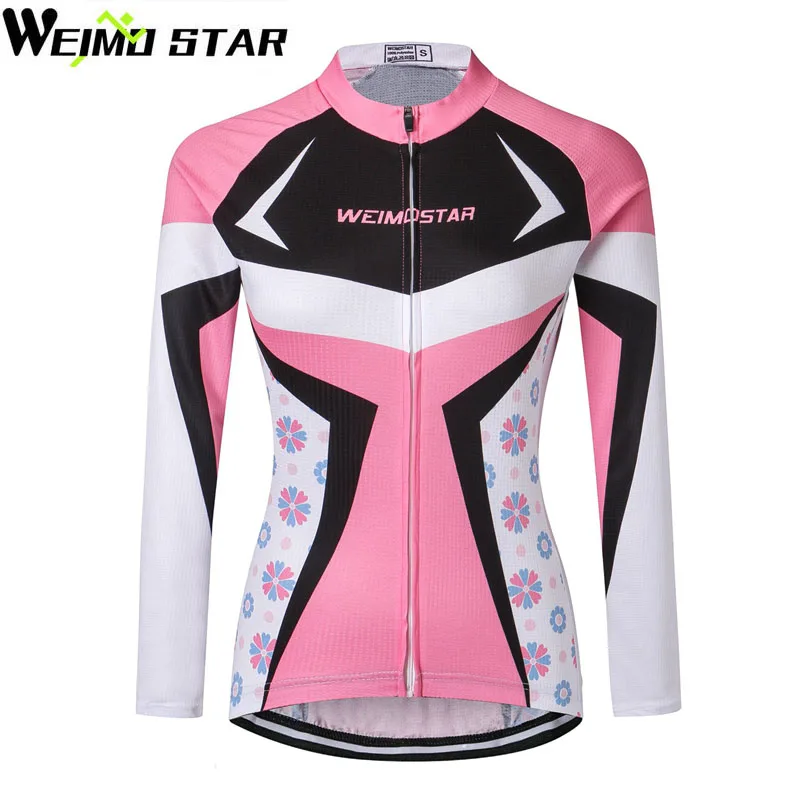 WEIMOSTAR Women PRO Cycling Jersey Girls Long Sleeve Breathable Ropa Ciclismo MTB Mountain Bike Clothing Dry Quick Tops 9-Styles
WEIMOSTAR Women PRO Cycling Jersey Girls Long Sleeve Breathable Ropa Ciclismo MTB Mountain Bike Clothing Dry Quick Tops 9-Styles