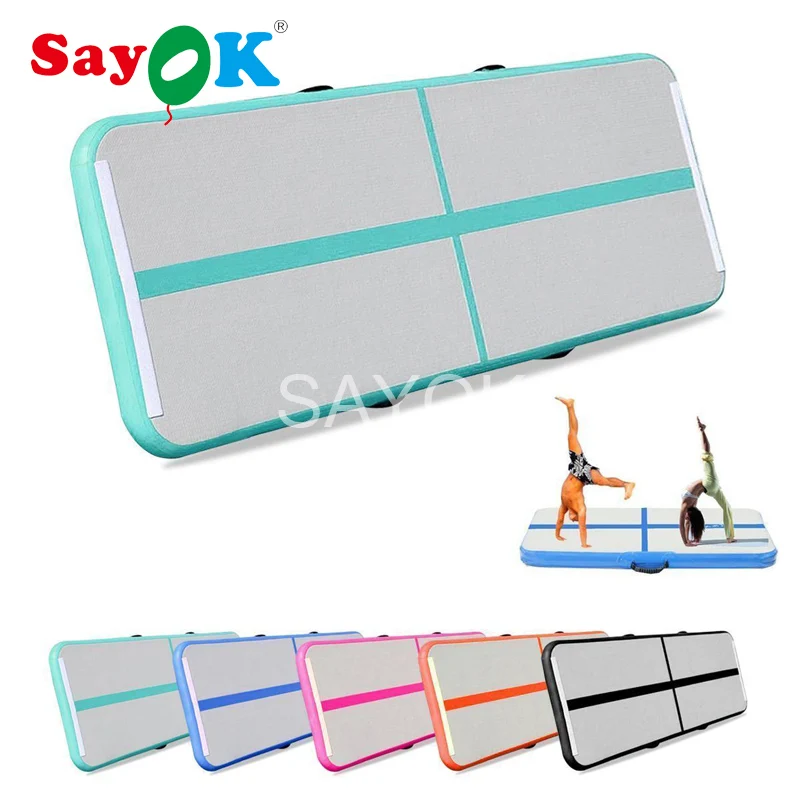 Free shipping Inflatable Gymnastics Tumbling Mat 3x1x0.1m Air Track Floor Mat with Air Pump for Home Training Cheerleading Beach
Free shipping Inflatable Gymnastics Tumbling Mat 3x1x0.1m Air Track Floor Mat with Air Pump for Home Training Cheerleading Beach