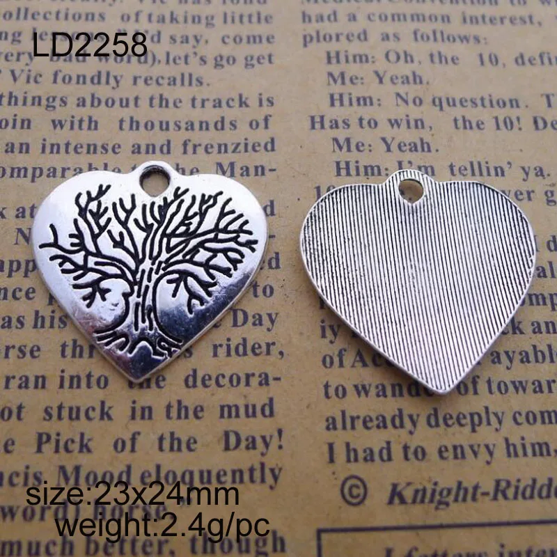 25pcs 23x24m Alloy Tree In Heart Charms Pendants Vintage Silver Fashion Charm Pendant
25pcs 23x24m Alloy Tree In Heart Charms Pendants Vintage Silver Fashion Charm Pendant