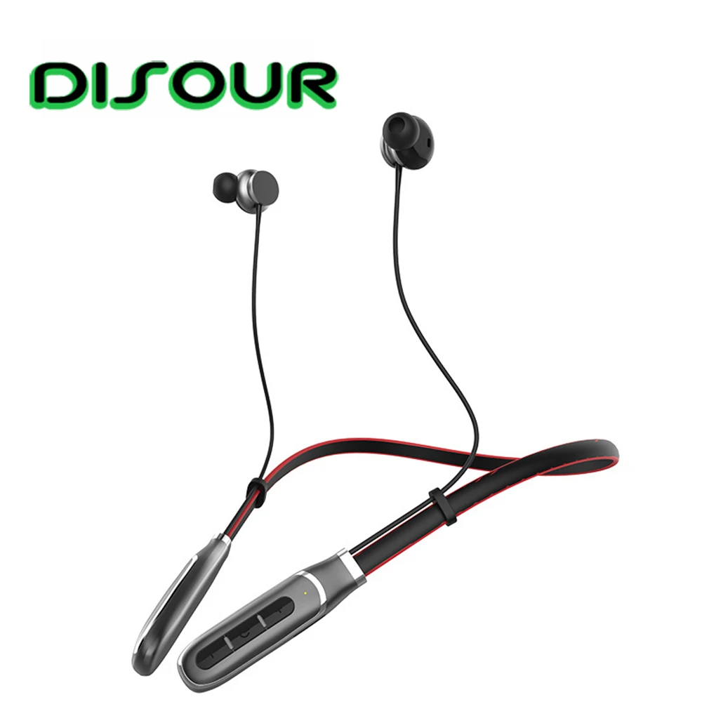 DISOUR Wireless Headphone Bluetooth 4.1 Stereo Music Earphone Neckband Sport Running HIFI Headset with Micophone Magnetic Earbud
DISOUR Wireless Headphone Bluetooth 4.1 Stereo Music Earphone Neckband Sport Running HIFI Headset with Micophone Magnetic Earbud
