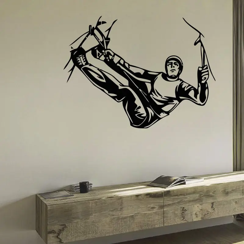 Climbing Sticker Climbers Decal Extreme Sports Posters Vinyl Wall Decals Parede Decor Mural 19 Color Choose Climbing Sticker
Climbing Sticker Climbers Decal Extreme Sports Posters Vinyl Wall Decals Parede Decor Mural 19 Color Choose Climbing Sticker