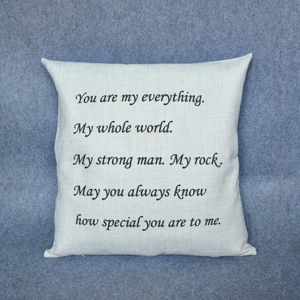 Personalized gifts for him or her Custom Pillow - Love letters Decorative Throw Pillow
Personalized gifts for him or her Custom Pillow - Love letters Decorative Throw Pillow