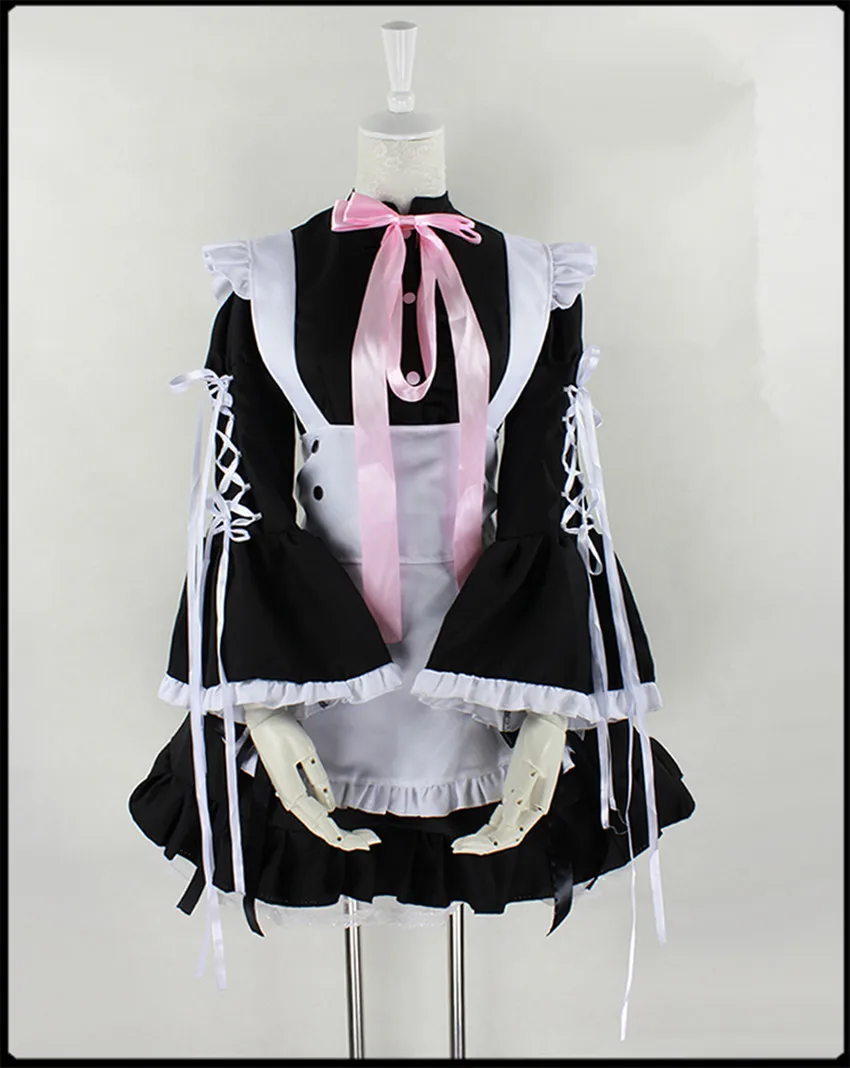 Anime Cosplay Hallowee Party Woman Lolita pink black Japanese Maid Cosplay Costume girls princess Lolita Black pink Maid costume
Anime Cosplay Hallowee Party Woman Lolita pink black Japanese Maid Cosplay Costume girls princess Lolita Black pink Maid costume