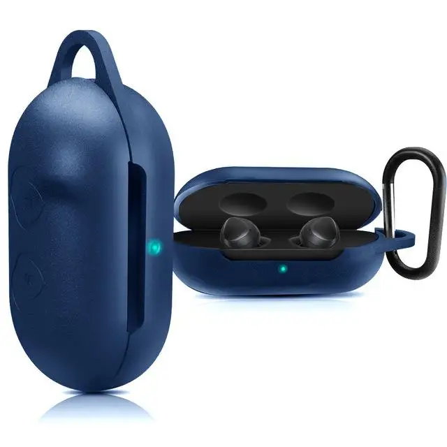 Protective Case Cover for Samsung Galaxy Buds Earphone Flip-open Silicone Case Waterproof Shockproof Cases with Carabiner
Protective Case Cover for Samsung Galaxy Buds Earphone Flip-open Silicone Case Waterproof Shockproof Cases with Carabiner