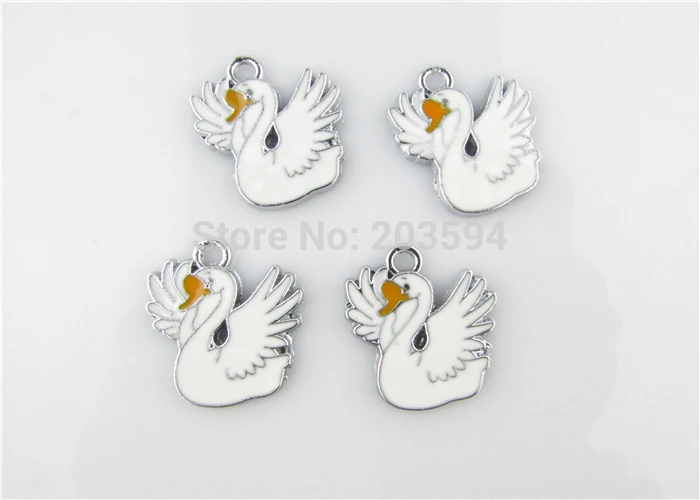 AE08 100Pcs Mixed Silver Tone Enamel Swan Charms Pendants Jewelry DIY Jewelry Findings Floating Charm 24*21mm
AE08 100Pcs Mixed Silver Tone Enamel Swan Charms Pendants Jewelry DIY Jewelry Findings Floating Charm 24*21mm
