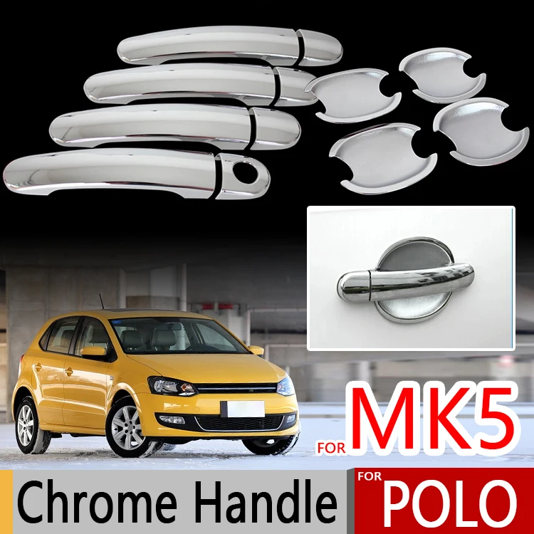 For VW POLO Mk5 2009-2016 Chrome Door Handle Covers for Volkswagen 6R 6C CrossPolo Vento GTI Accessories Stickers Car Styling
For VW POLO Mk5 2009-2016 Chrome Door Handle Covers for Volkswagen 6R 6C CrossPolo Vento GTI Accessories Stickers Car Styling